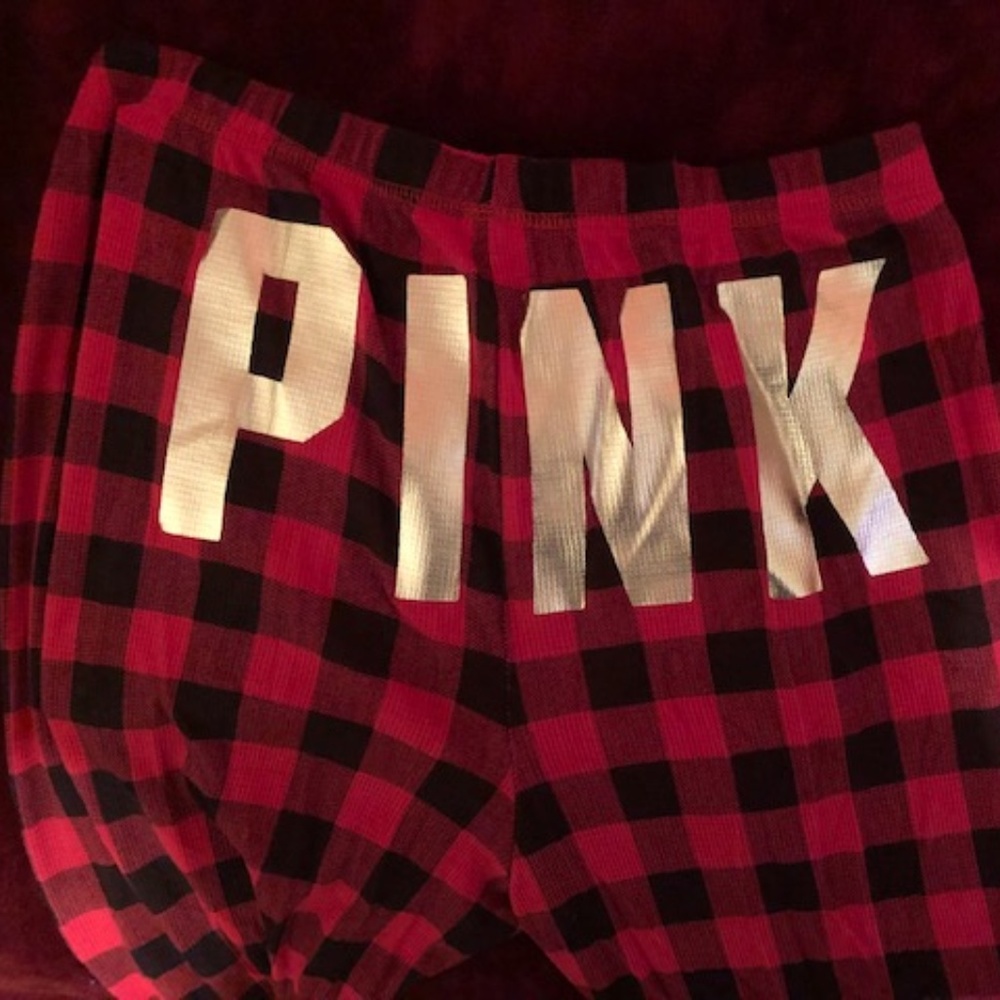 Cute PINK pajama set in red